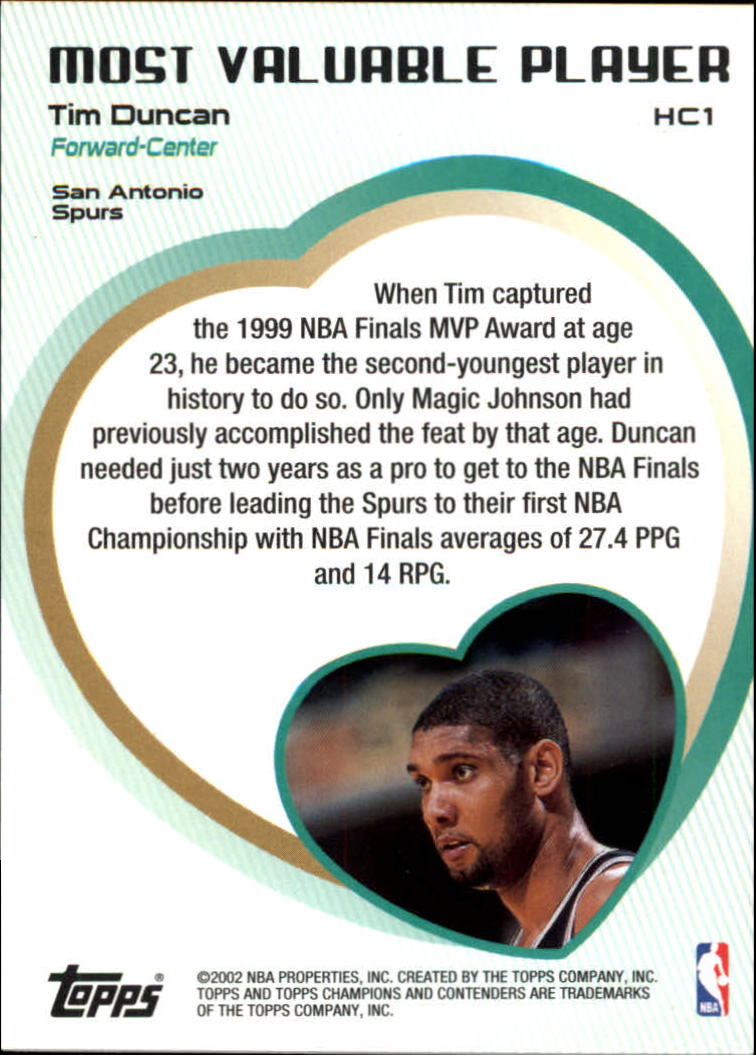2001/2002 TCC (Topps) Basketball - Picture 192 of 208