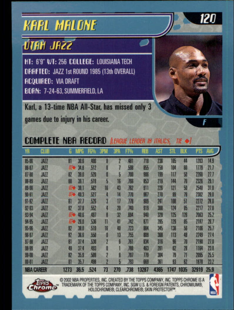 2001-02 Topps Chrome Basketball Card Pick - Picture 209 of 293