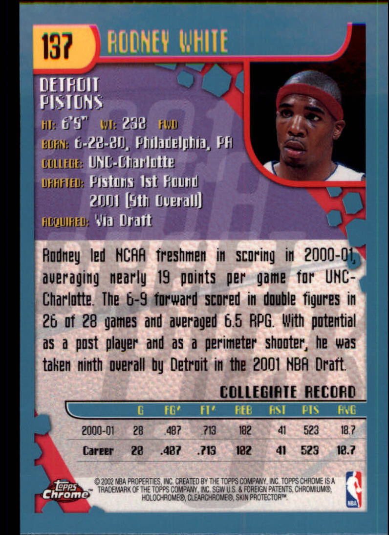 2001-02 Topps Chrome Basketball Card Pick - Picture 241 of 293