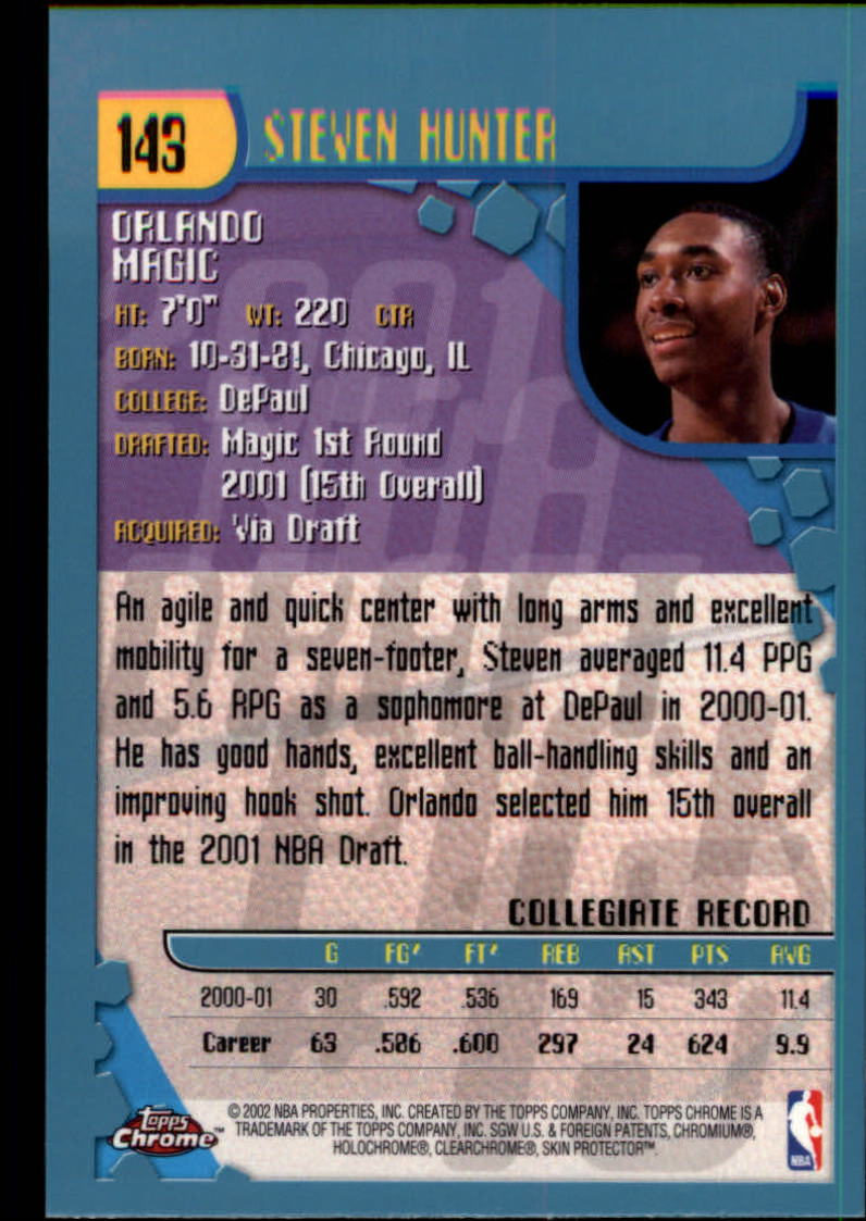 2001-02 Topps Chrome Basketball Card Pick - Picture 251 of 293