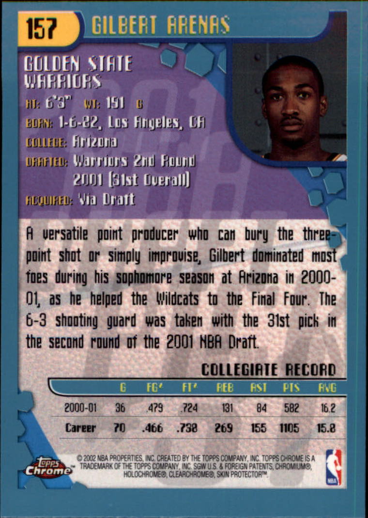 2001-02 Topps Chrome Basketball Card Pick - Picture 277 of 293