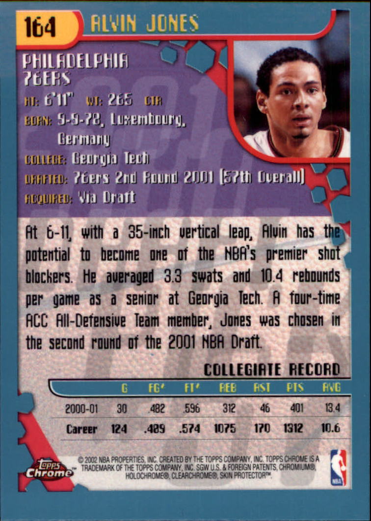 2001-02 Topps Chrome Basketball Card Pick - Picture 291 of 293