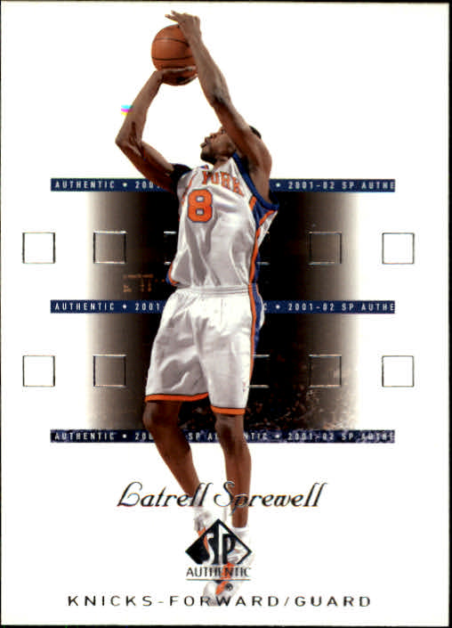 2001-02 SP Authentic Basketball Card Pick - Picture 116 of 224