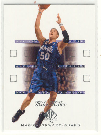 2001-02 SP Authentic Basketball Card Pick - Picture 124 of 224