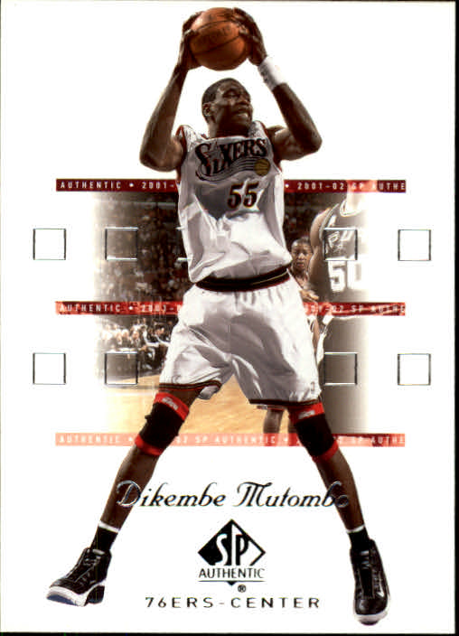 2001-02 SP Authentic Basketball Card Pick - Picture 128 of 224
