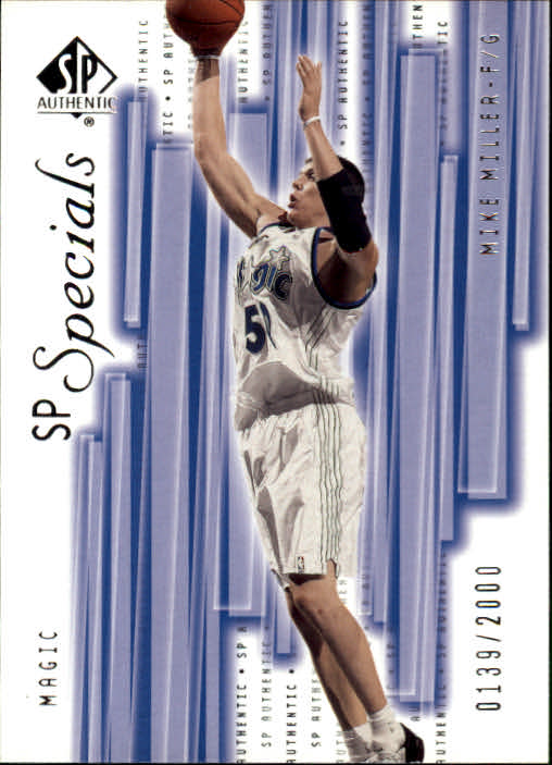 2001-02 SP Authentic Basketball Card Pick - Picture 209 of 224