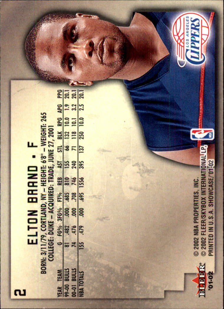 2001/2002 Fleer Showcase Basketball - Picture 3 of 157