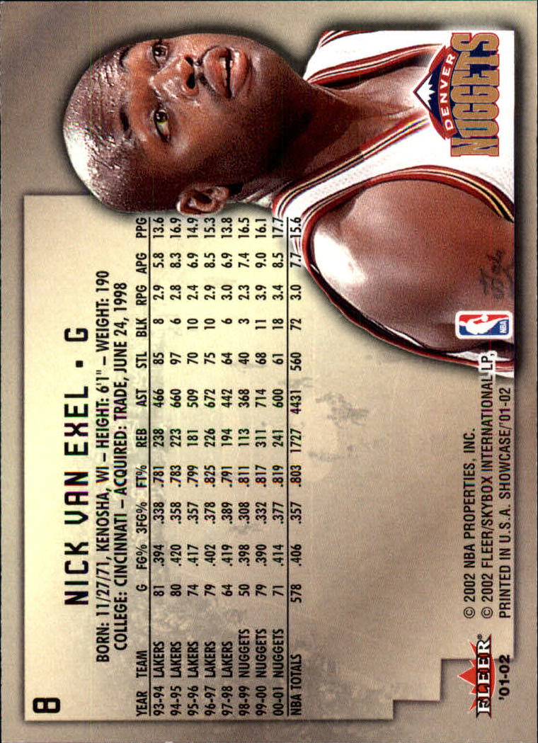 2001/2002 Fleer Showcase Basketball - Picture 13 of 157