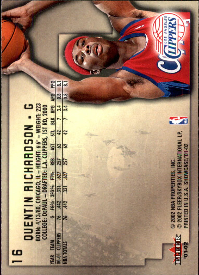 2001/2002 Fleer Showcase Basketball - Picture 25 of 157