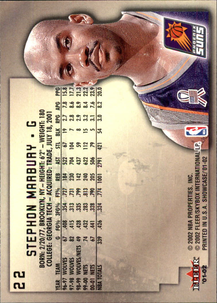 2001/2002 Fleer Showcase Basketball - Picture 35 of 157