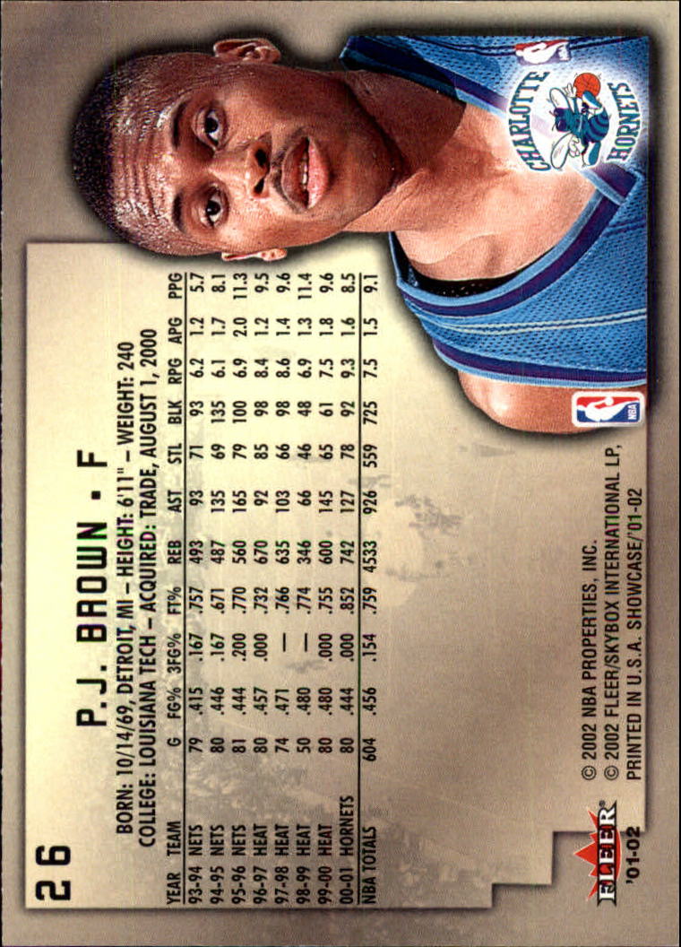 2001/2002 Fleer Showcase Basketball - Picture 43 of 157