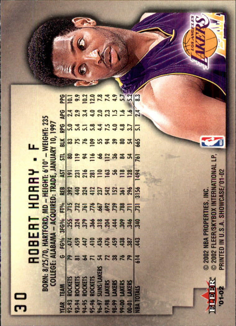 2001/2002 Fleer Showcase Basketball - Picture 51 of 157
