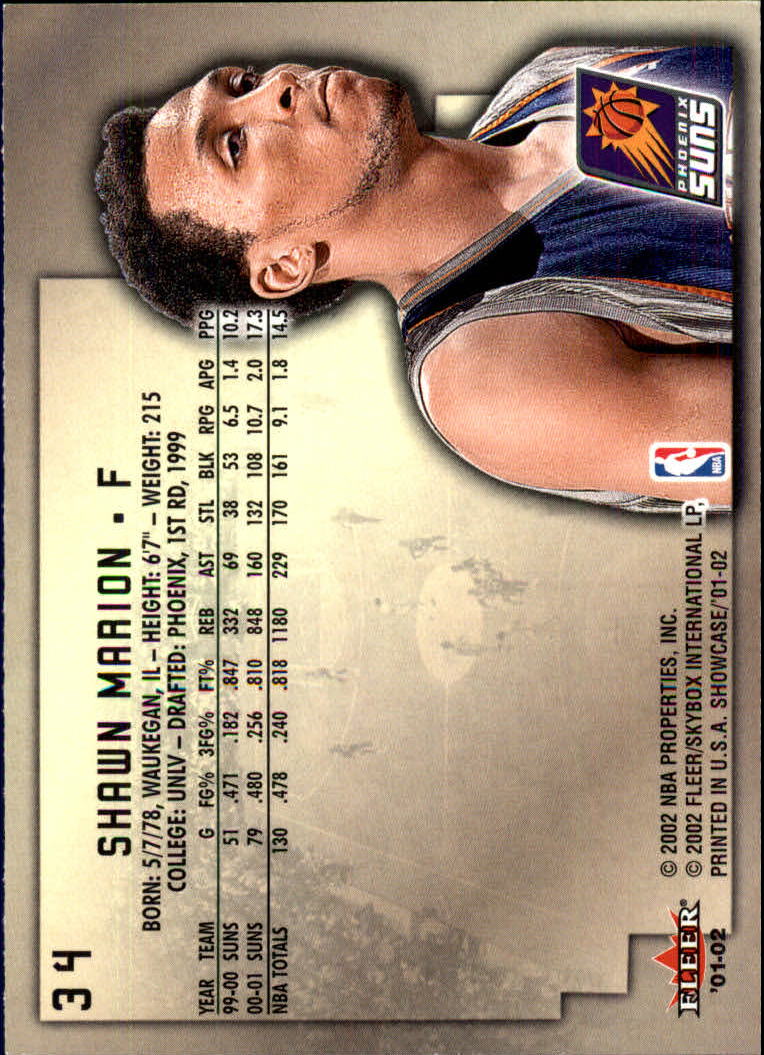 2001/2002 Fleer Showcase Basketball - Picture 57 of 157