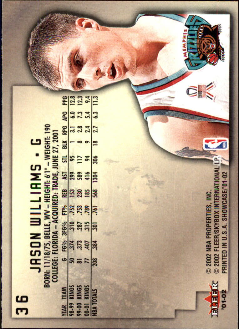 2001/2002 Fleer Showcase Basketball - Picture 61 of 157
