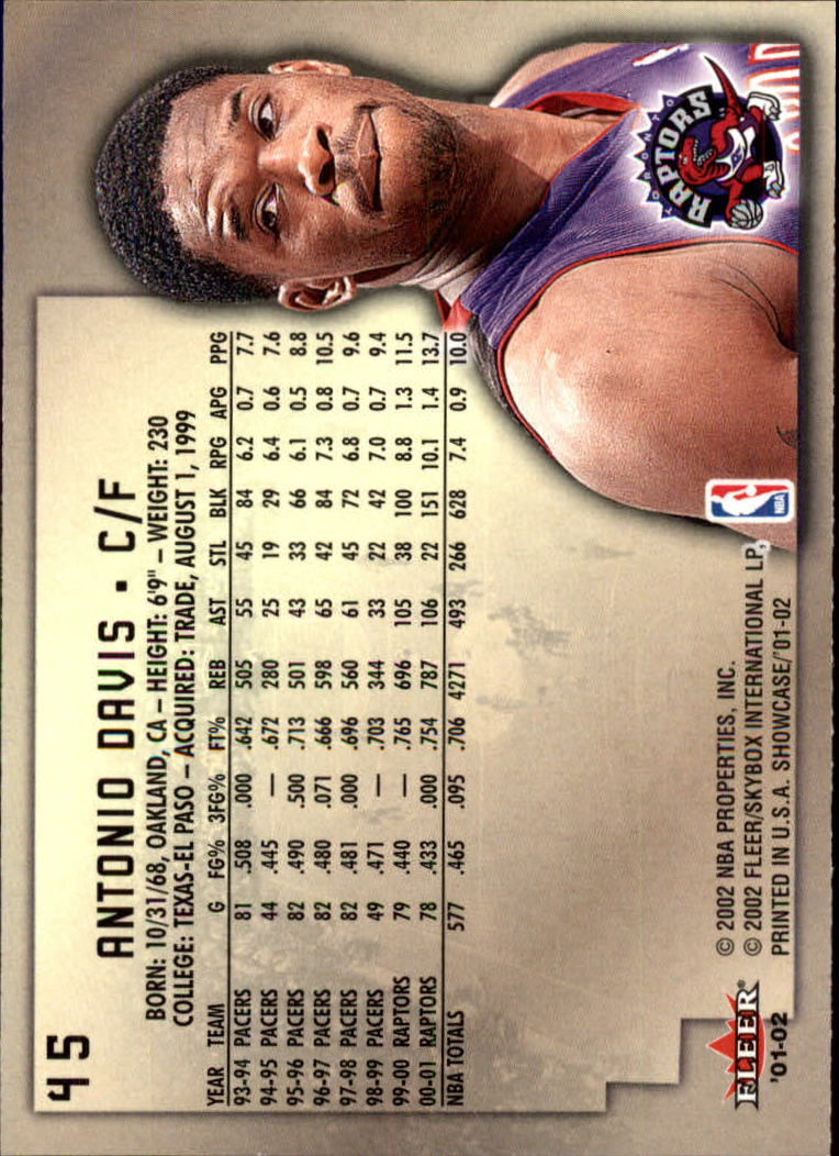 2001/2002 Fleer Showcase Basketball - Picture 77 of 157