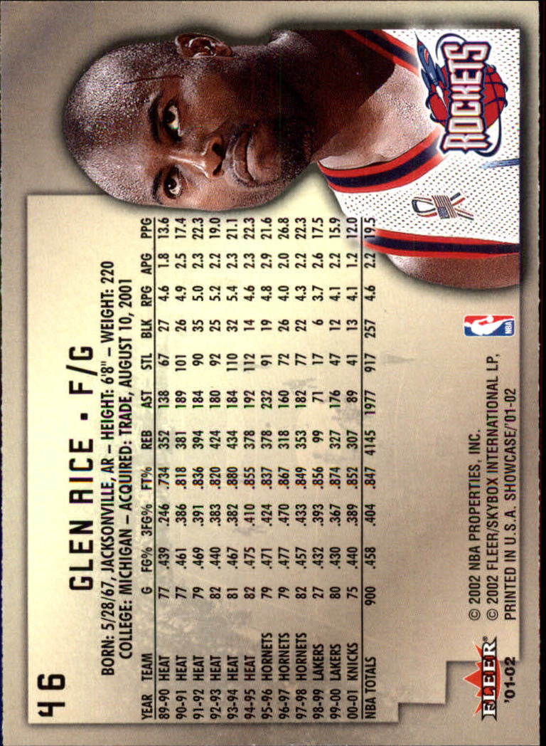 2001/2002 Fleer Showcase Basketball - Picture 79 of 157