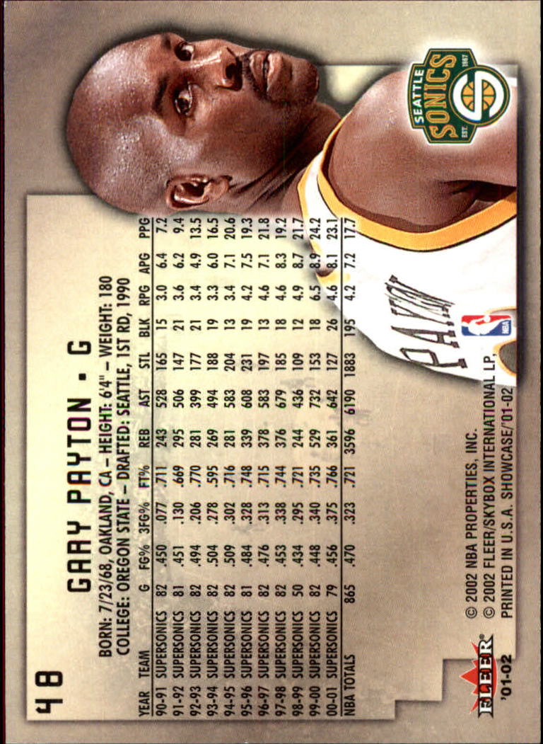 2001/2002 Fleer Showcase Basketball - Picture 83 of 157