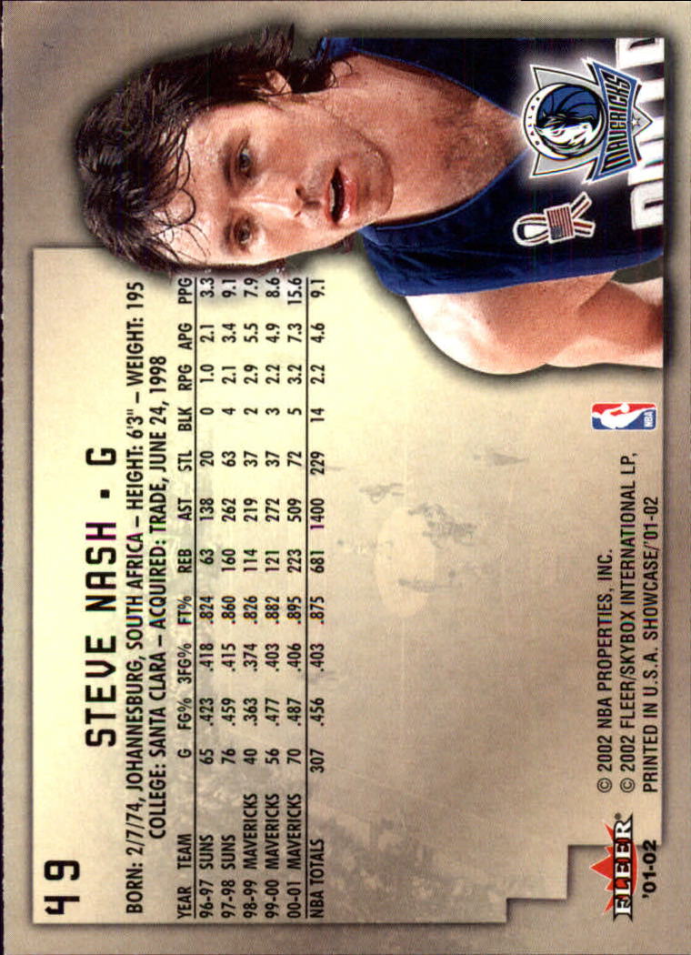2001/2002 Fleer Showcase Basketball - Picture 85 of 157