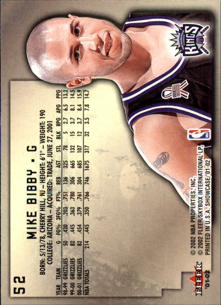 2001/2002 Fleer Showcase Basketball - Picture 91 of 157