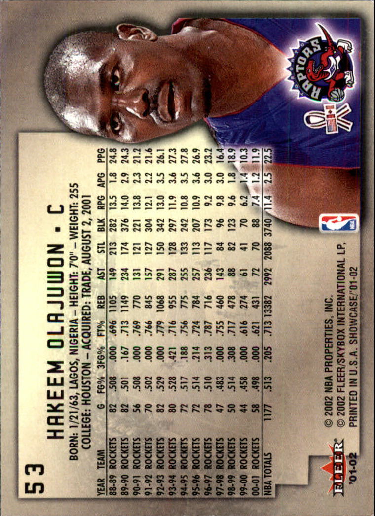 2001/2002 Fleer Showcase Basketball - Picture 93 of 157