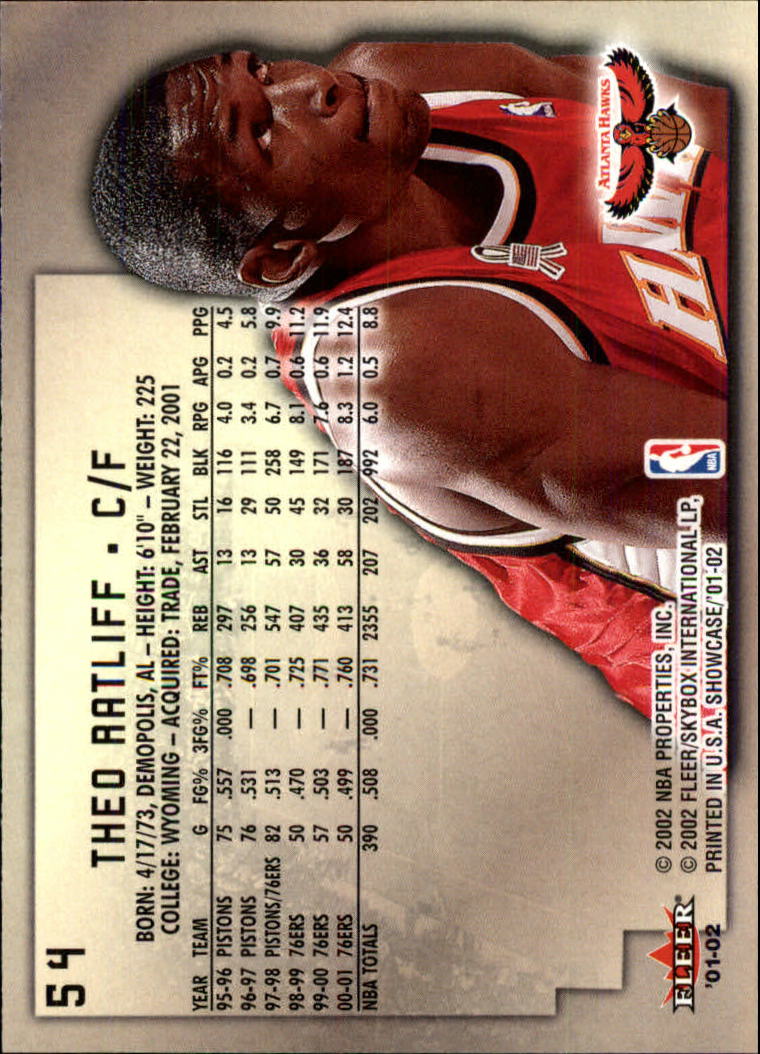 2001/2002 Fleer Showcase Basketball - Picture 95 of 157