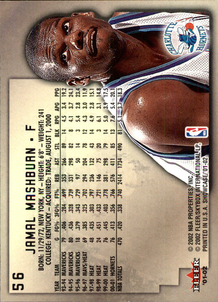 2001/2002 Fleer Showcase Basketball - Picture 99 of 157