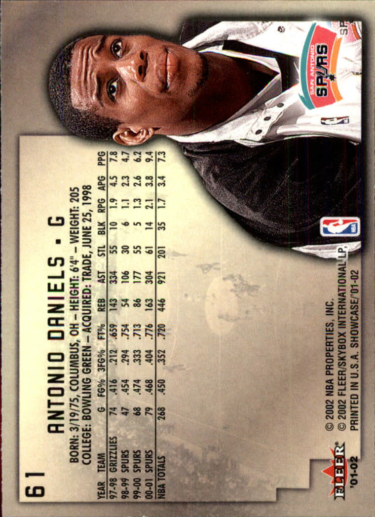 2001/2002 Fleer Showcase Basketball - Picture 109 of 157