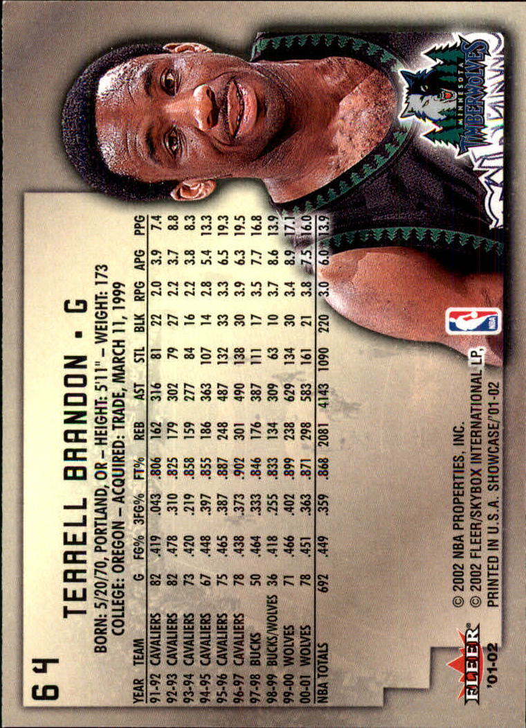 2001/2002 Fleer Showcase Basketball - Picture 115 of 157