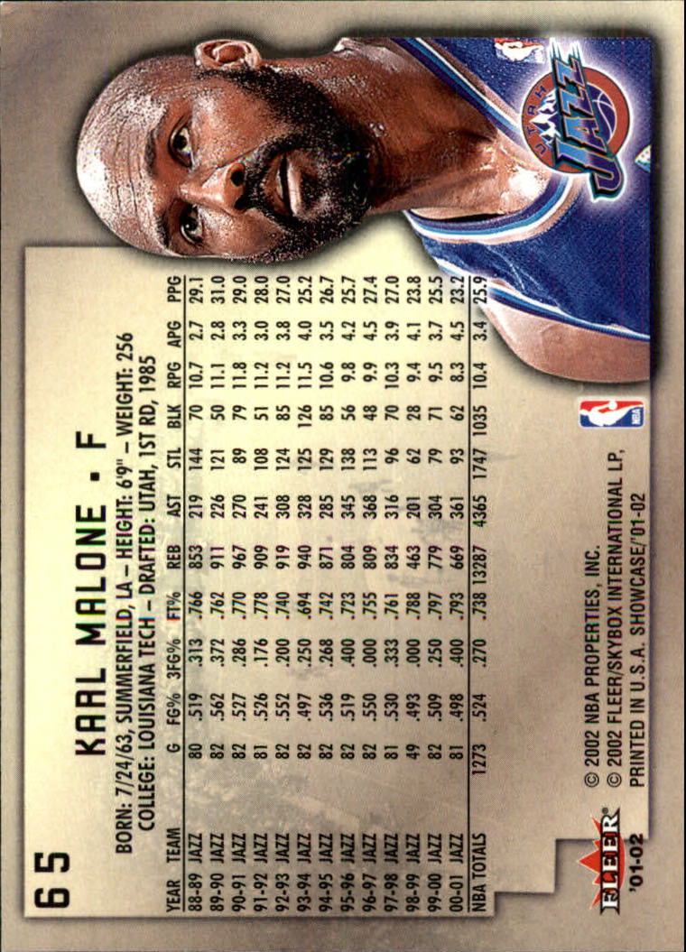 2001/2002 Fleer Showcase Basketball - Picture 117 of 157