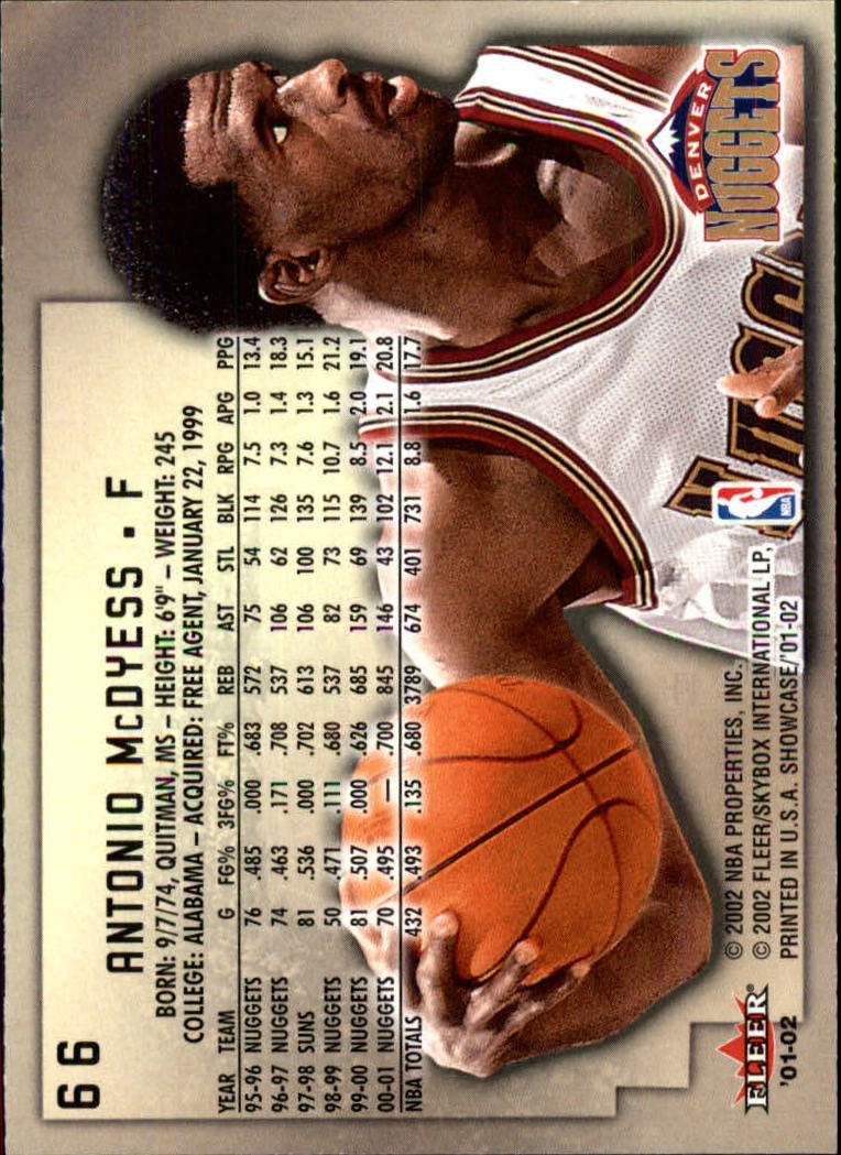 2001/2002 Fleer Showcase Basketball - Picture 119 of 157