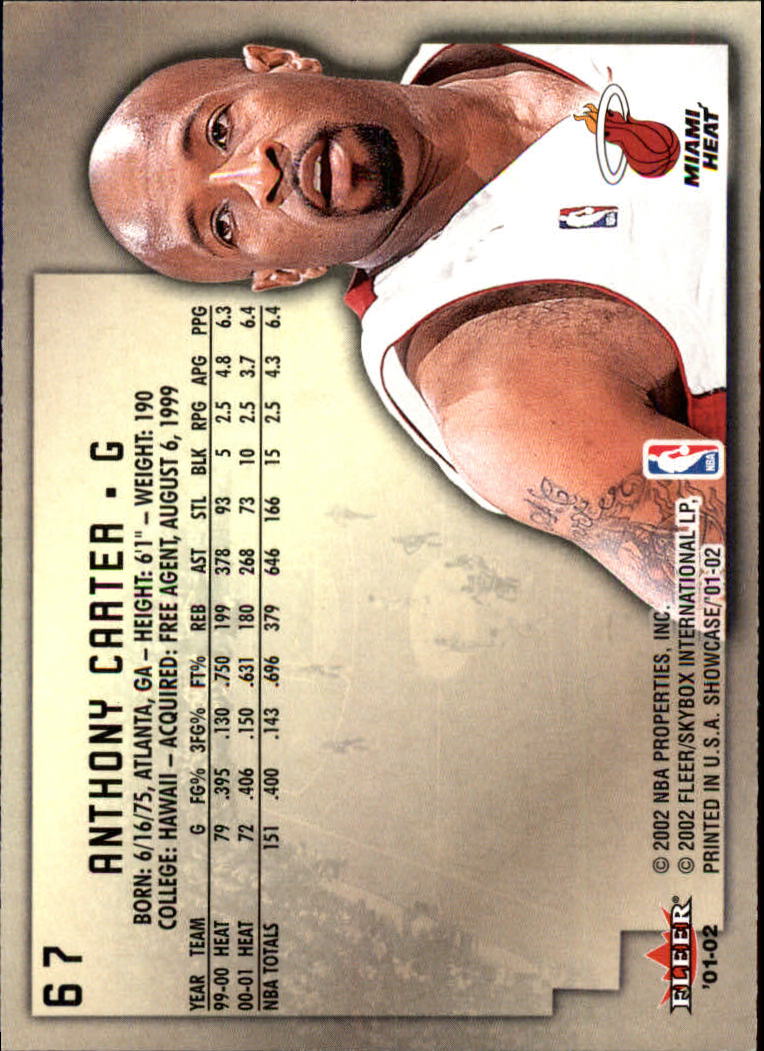 2001/2002 Fleer Showcase Basketball - Picture 121 of 157