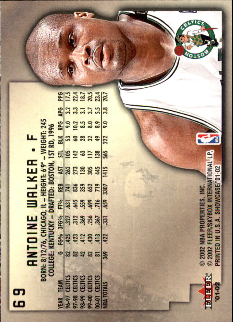 2001/2002 Fleer Showcase Basketball - Picture 125 of 157