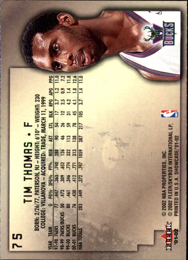 2001/2002 Fleer Showcase Basketball - Picture 135 of 157