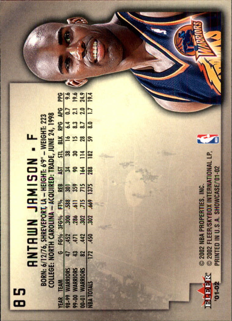 2001/2002 Fleer Showcase Basketball - Picture 153 of 157