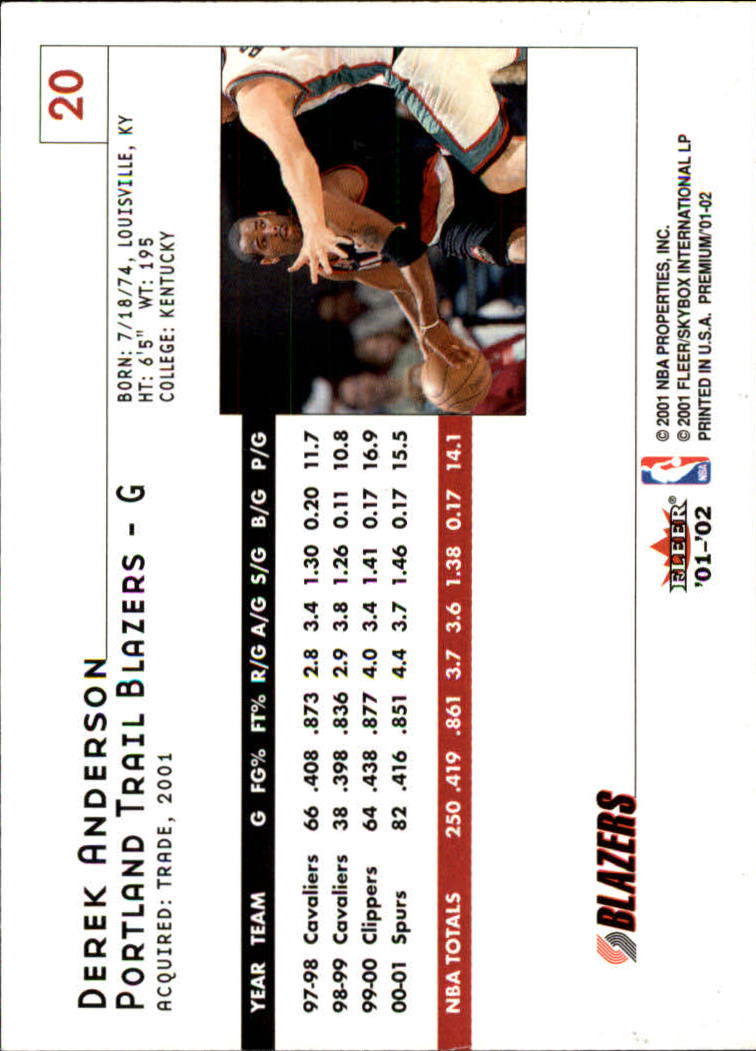 2001/2002 Fleer Premium Basketball - Picture 31 of 313