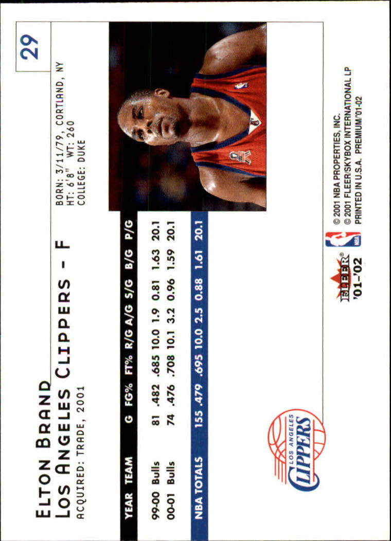 2001/2002 Fleer Premium Basketball - Picture 49 of 313