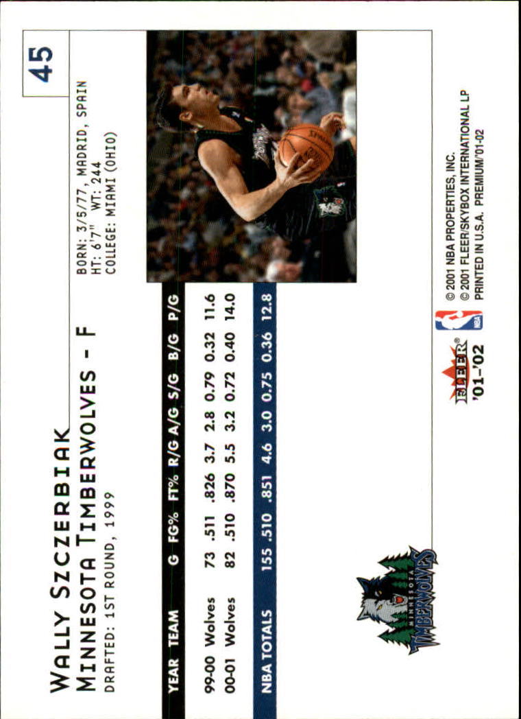 2001/2002 Fleer Premium Basketball - Picture 81 of 313