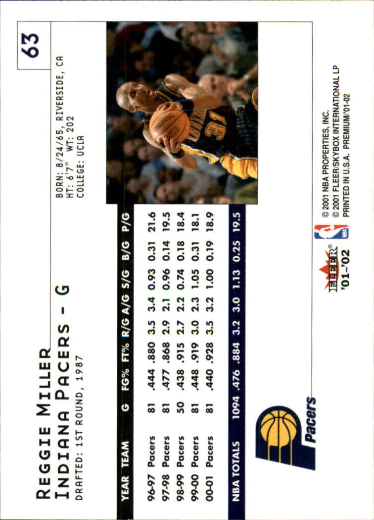 2001/2002 Fleer Premium Basketball - Picture 111 of 313