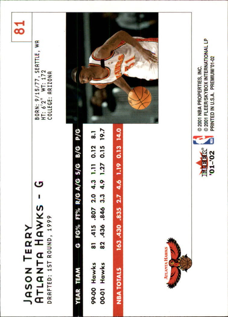 2001/2002 Fleer Premium Basketball - Picture 147 of 313