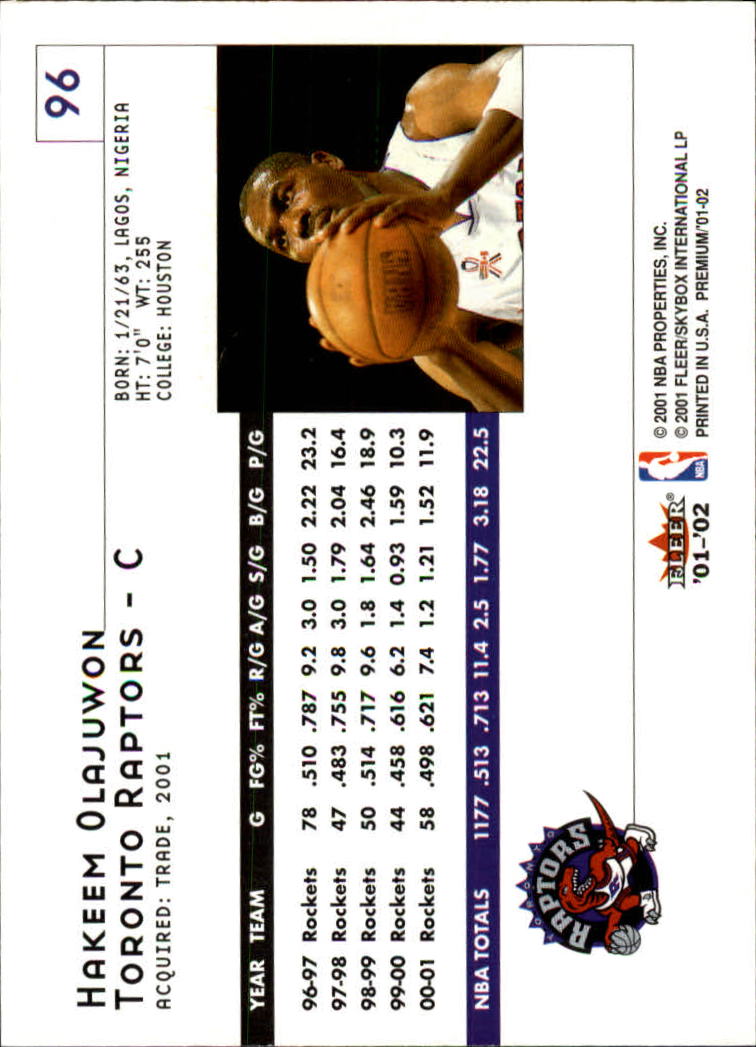 2001/2002 Fleer Premium Basketball - Picture 177 of 313