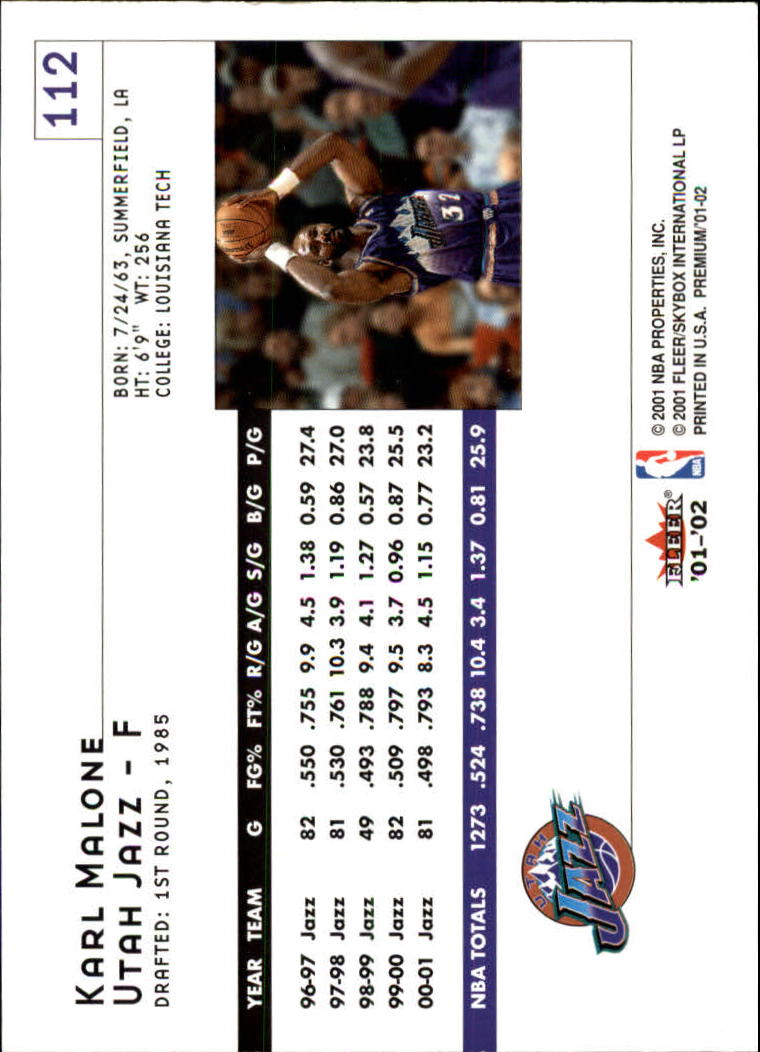 2001/2002 Fleer Premium Basketball - Picture 207 of 313
