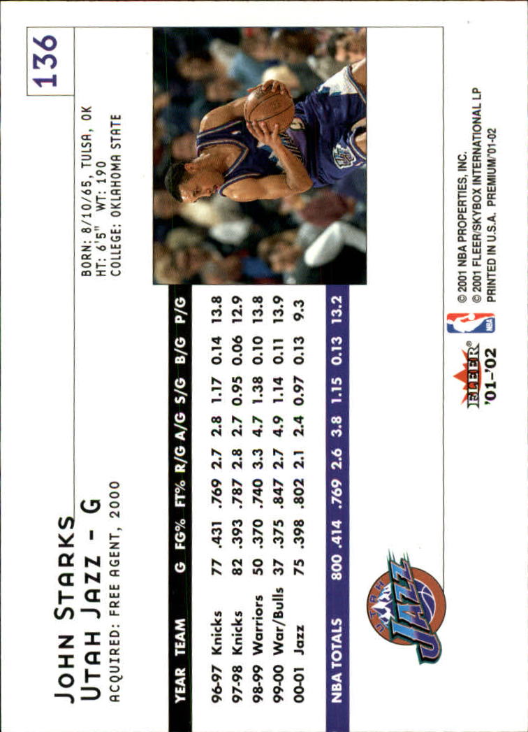 2001/2002 Fleer Premium Basketball - Picture 251 of 313