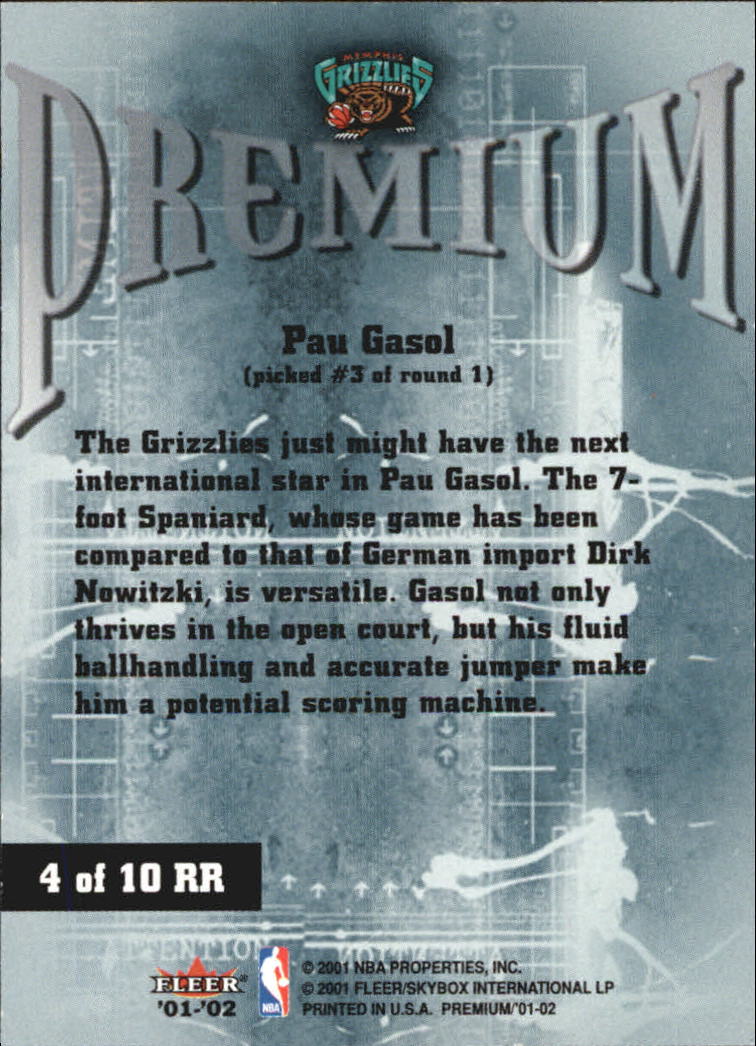 2001/2002 Fleer Premium Basketball - Picture 287 of 313