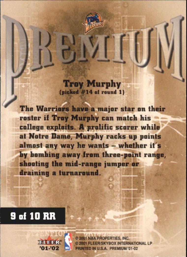 2001/2002 Fleer Premium Basketball - Picture 295 of 313