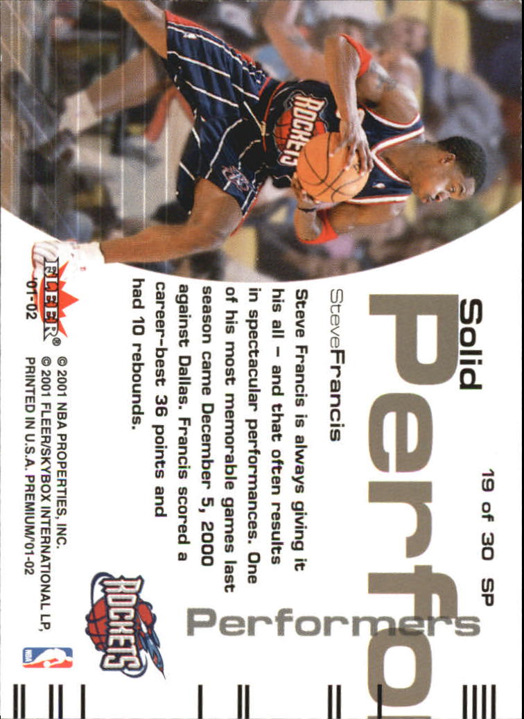 2001/2002 Fleer Premium Basketball - Picture 297 of 313