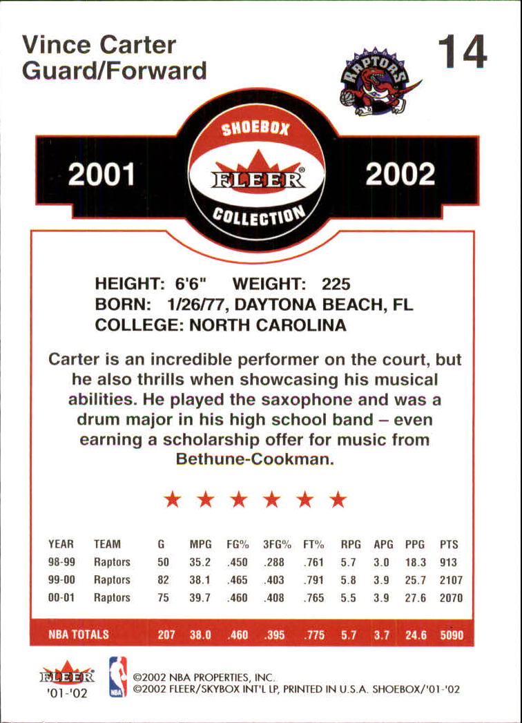 2001/2002 Fleer Shoebox Basketball - Picture 29 of 296