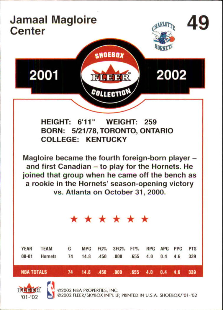 2001/2002 Fleer Shoebox Basketball - Picture 91 of 296