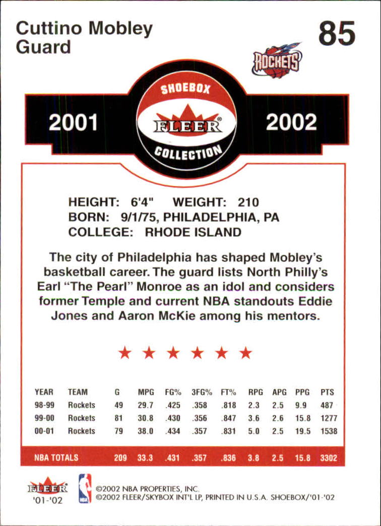 2001/2002 Fleer Shoebox Basketball - Picture 153 of 296