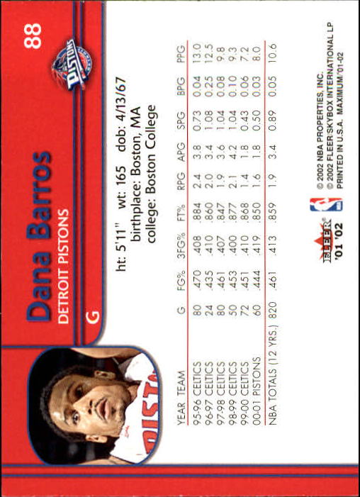 2001/2002 Fleer Maximum Basketball - Picture 51 of 115