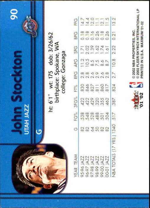 2001/2002 Fleer Maximum Basketball - Picture 53 of 115